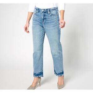 NYDJ Size 2 Torrent Peak Wash Relaxed Boyfriend Lift X Tuck NWT
